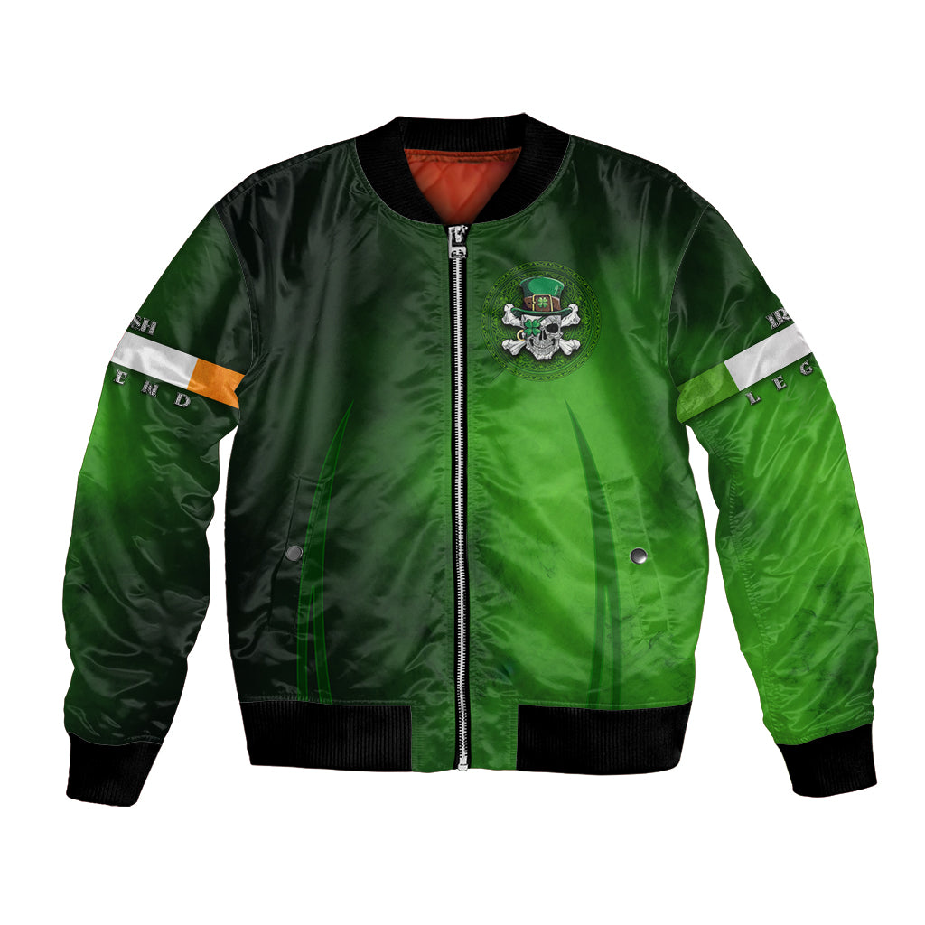 Irish Pride - Skull Cross Mix Bomber Jacket - Wonder Print Shop