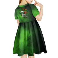 Irish Pride - Skull Cross Mix Kid Short Sleeve Dress - Wonder Print Shop