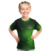 Irish Pride - Skull Cross Mix Kid T Shirt - Wonder Print Shop