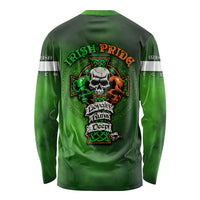Irish Pride - Skull Cross Mix Long Sleeve Shirt - Wonder Print Shop