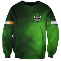 Irish Pride - Skull Cross Mix Sweatshirt - Wonder Print Shop