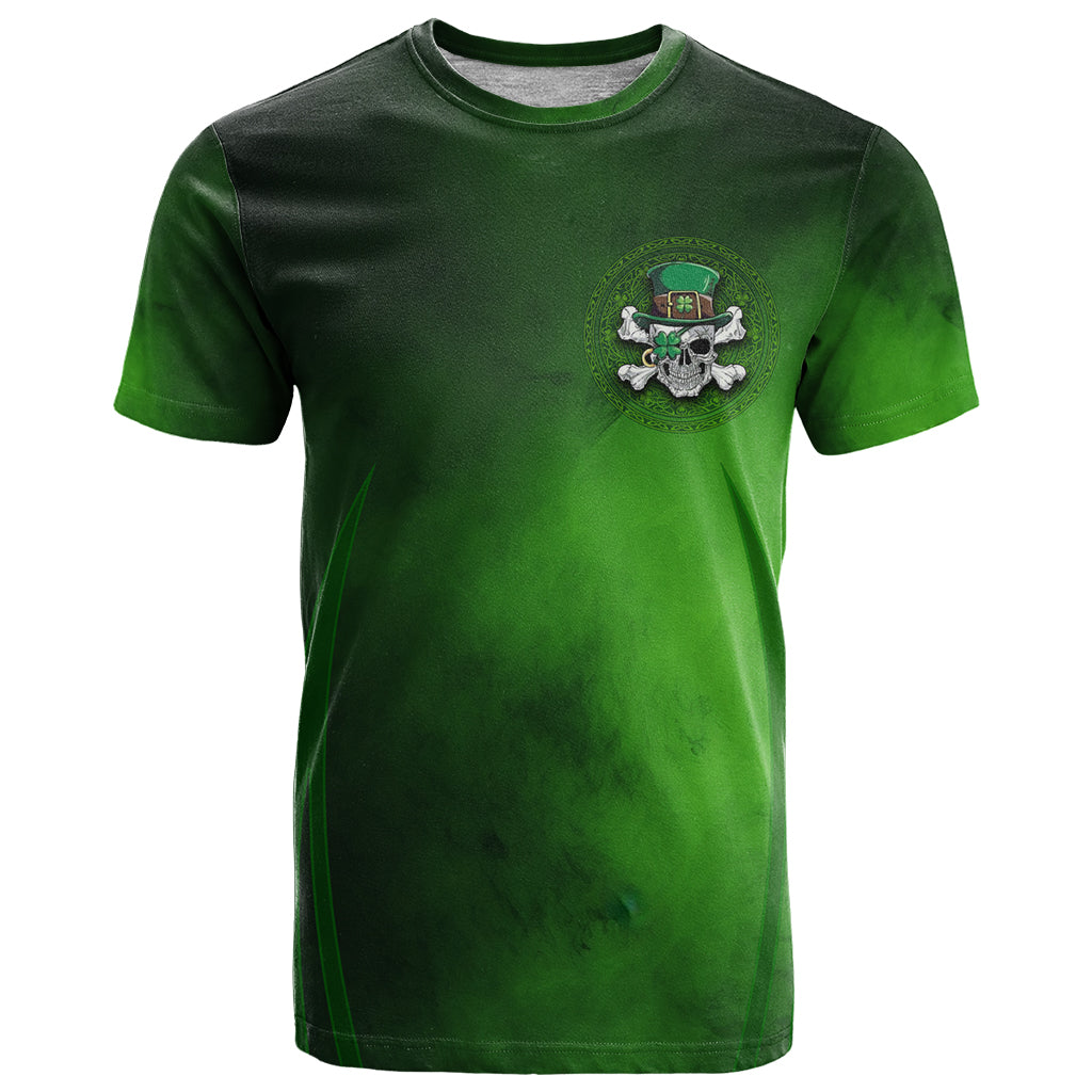 Irish Pride - Skull Cross Mix T Shirt - Wonder Print Shop