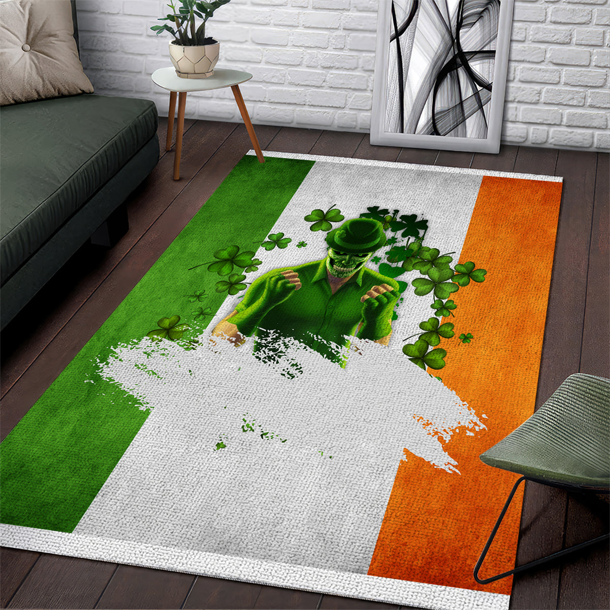 The Irish Man Area Rug - Wonder Print Shop