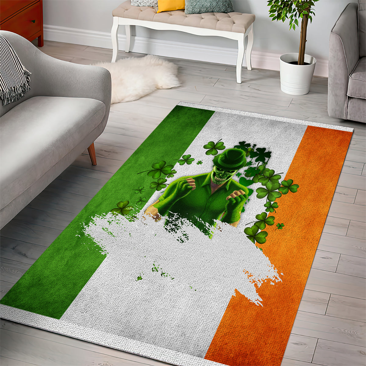 The Irish Man Area Rug - Wonder Print Shop