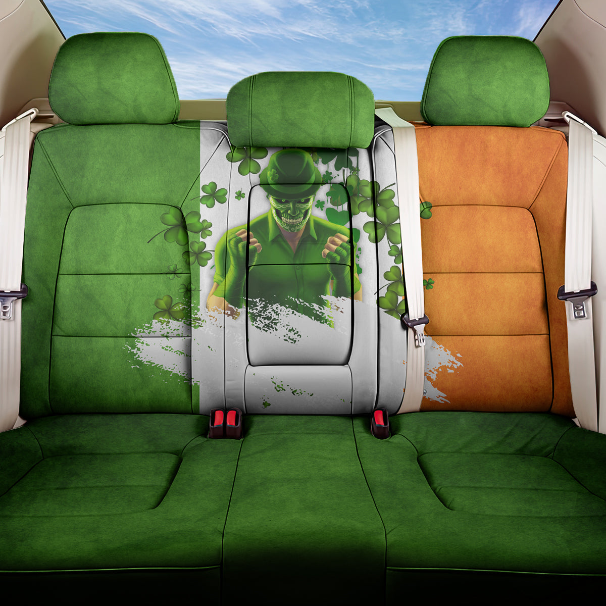 The Irish Man Back Car Seat Cover - Wonder Print Shop