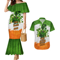 The Irish Man Couples Matching Mermaid Dress and Hawaiian Shirt - Wonder Print Shop