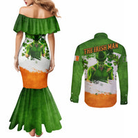 The Irish Man Couples Matching Mermaid Dress and Long Sleeve Button Shirt