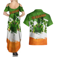 The Irish Man Couples Matching Summer Maxi Dress and Hawaiian Shirt - Wonder Print Shop