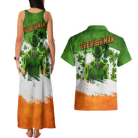 The Irish Man Couples Matching Tank Maxi Dress and Hawaiian Shirt - Wonder Print Shop