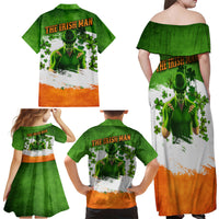 The Irish Man Family Matching Off Shoulder Maxi Dress and Hawaiian Shirt - Wonder Print Shop