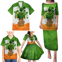 The Irish Man Family Matching Puletasi and Hawaiian Shirt - Wonder Print Shop