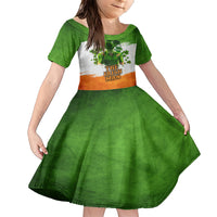 The Irish Man Family Matching Short Sleeve Bodycon Dress and Hawaiian Shirt - Wonder Print Shop