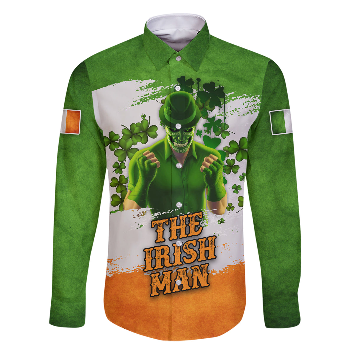 The Irish Man Family Matching Short Sleeve Bodycon Dress and Hawaiian Shirt - Wonder Print Shop