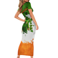 The Irish Man Family Matching Short Sleeve Bodycon Dress and Hawaiian Shirt - Wonder Print Shop