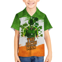 The Irish Man Family Matching Short Sleeve Bodycon Dress and Hawaiian Shirt - Wonder Print Shop