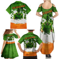 The Irish Man Family Matching Summer Maxi Dress and Hawaiian Shirt - Wonder Print Shop