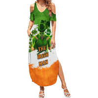 The Irish Man Family Matching Summer Maxi Dress and Hawaiian Shirt - Wonder Print Shop