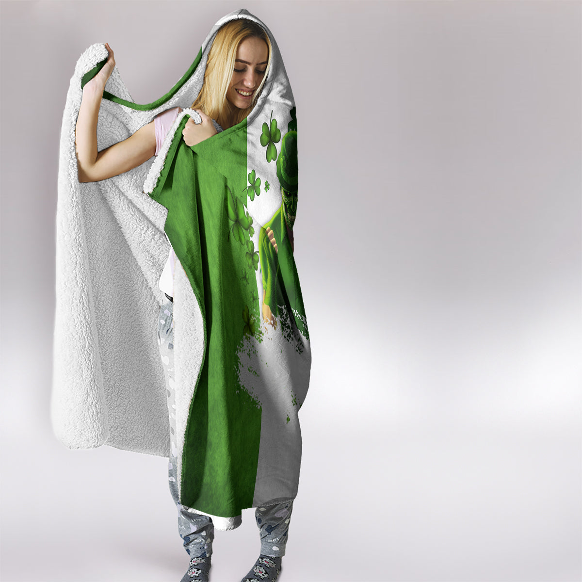 The Irish Man Hooded Blanket