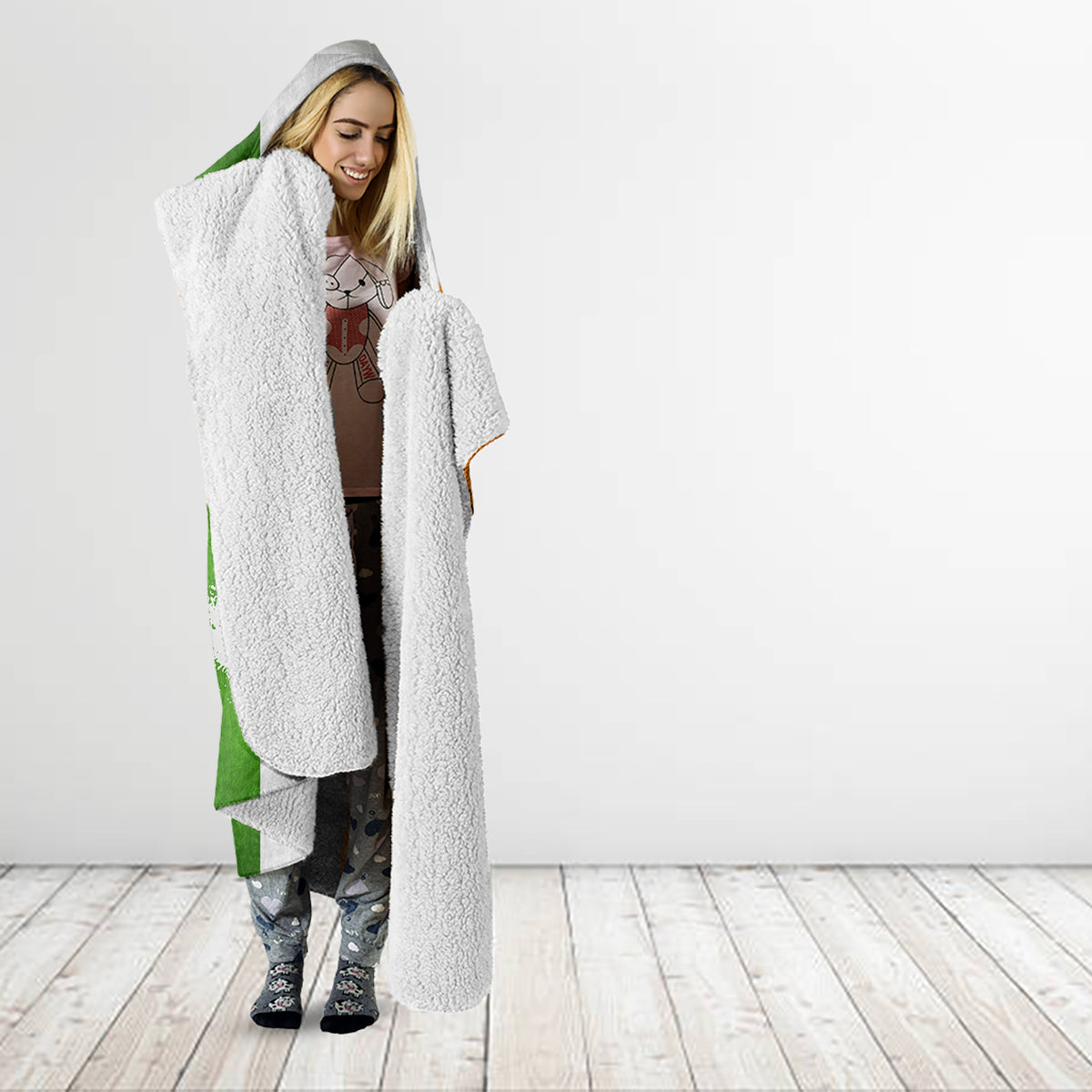 The Irish Man Hooded Blanket