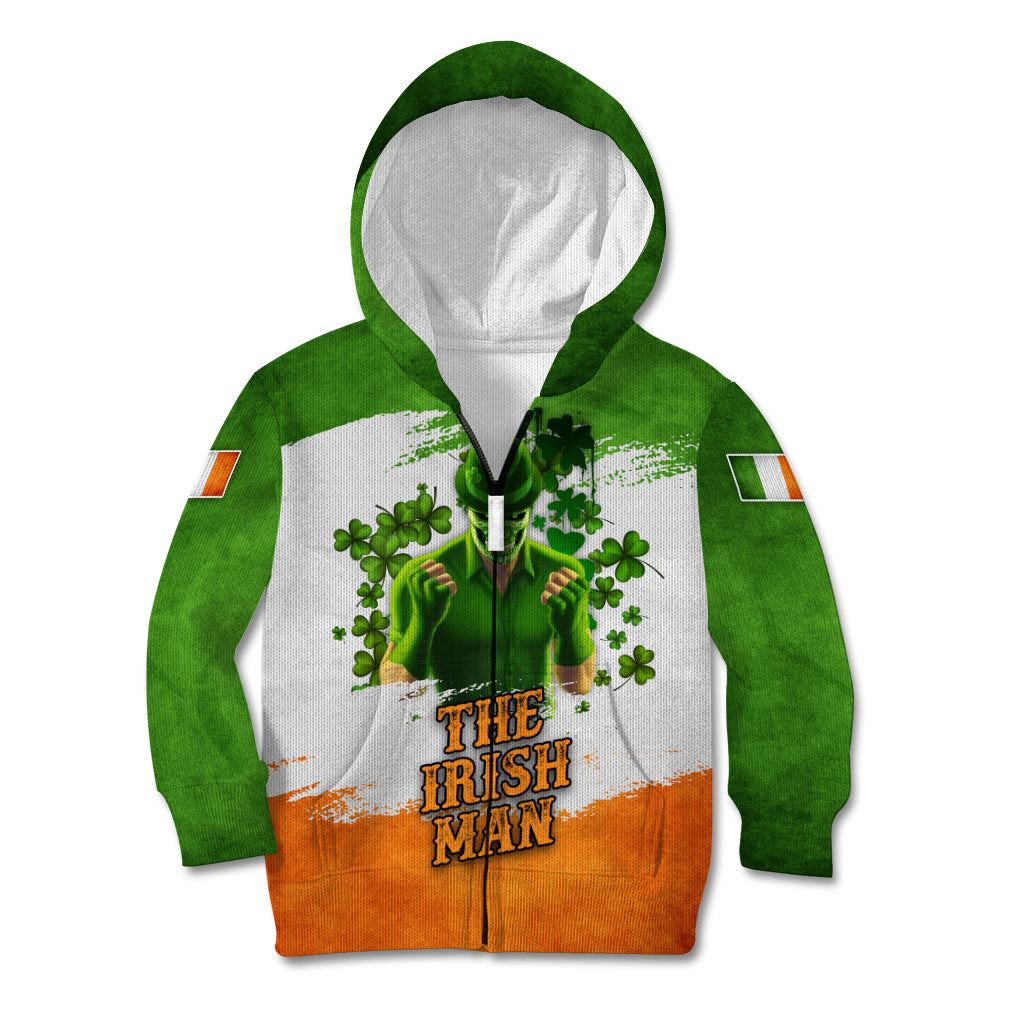 The Irish Man Kid Hoodie - Wonder Print Shop
