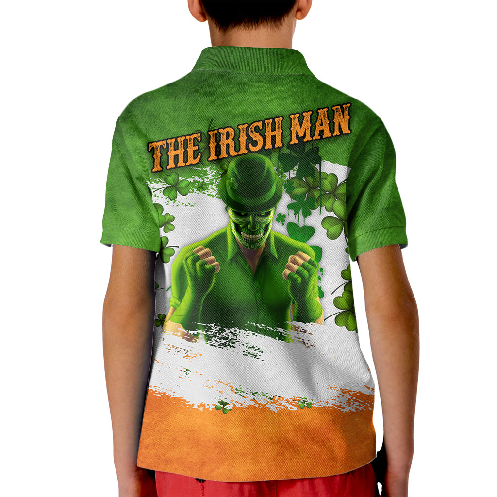The Irish Man Kid Polo Shirt - Wonder Print Shop