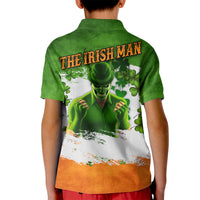 The Irish Man Kid Polo Shirt - Wonder Print Shop