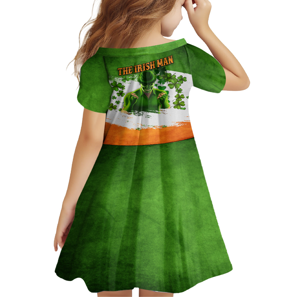 The Irish Man Kid Short Sleeve Dress - Wonder Print Shop