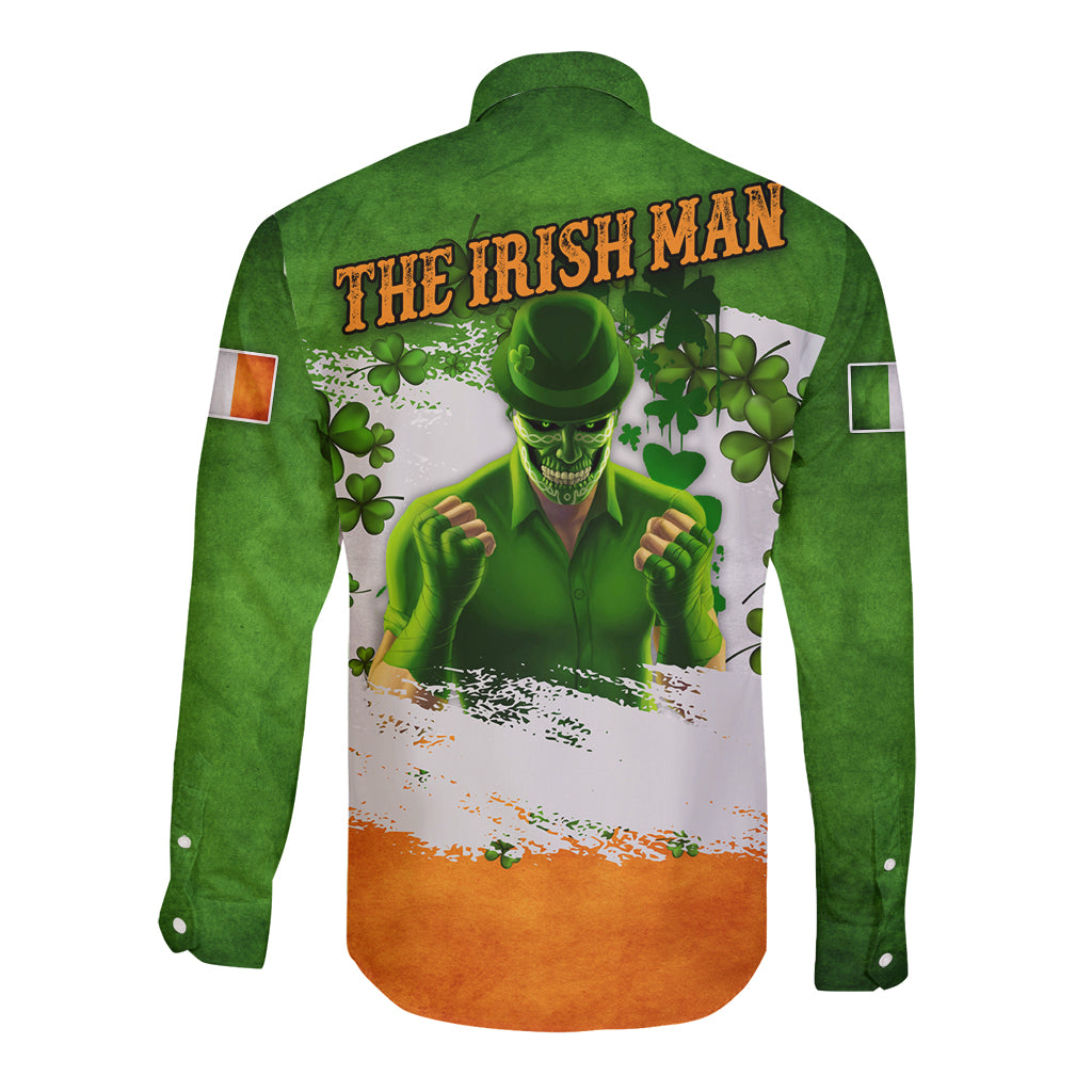 The Irish Man Long Sleeve Button Shirt - Wonder Print Shop