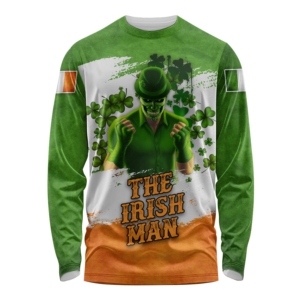 The Irish Man Long Sleeve Shirt - Wonder Print Shop