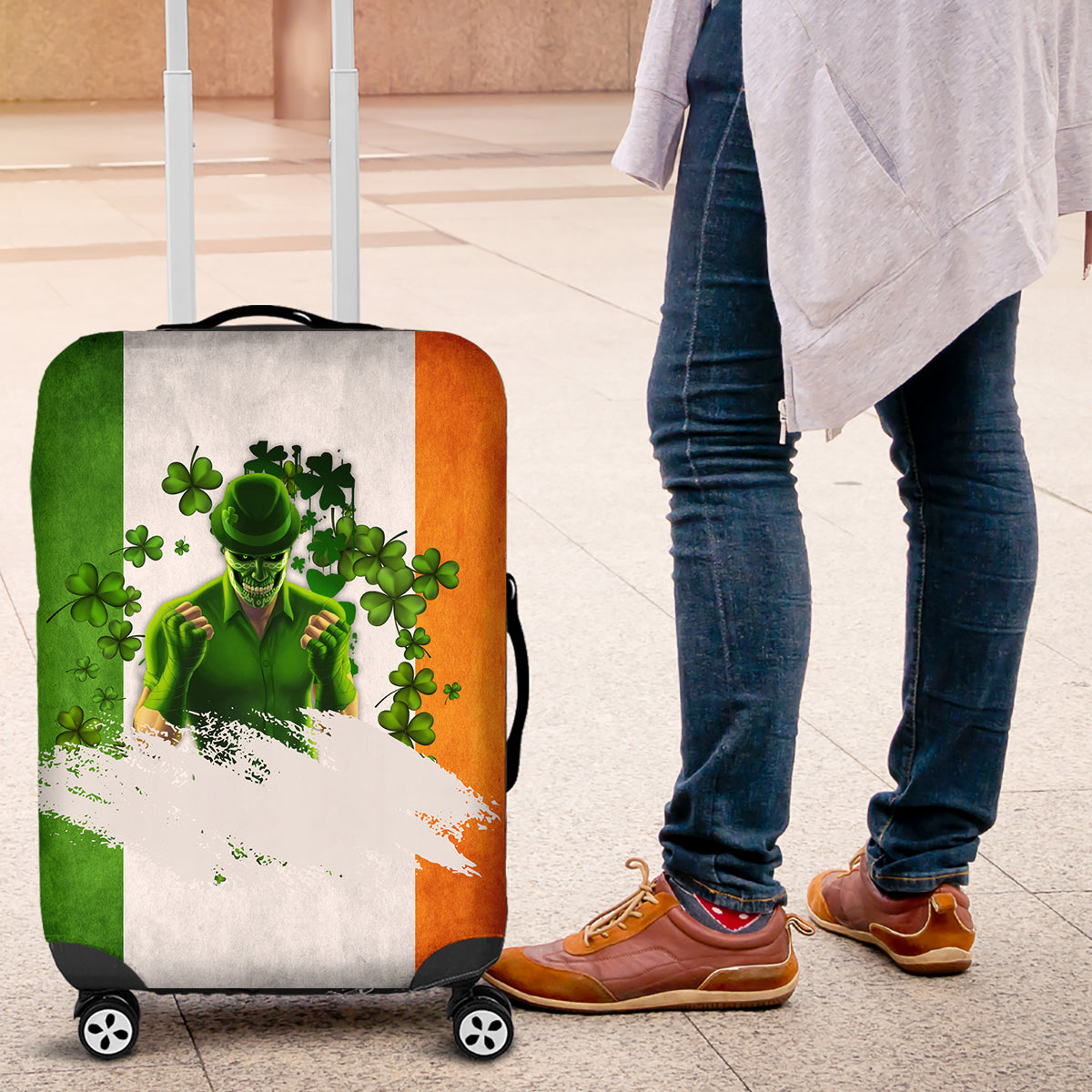The Irish Man Luggage Cover - Wonder Print Shop