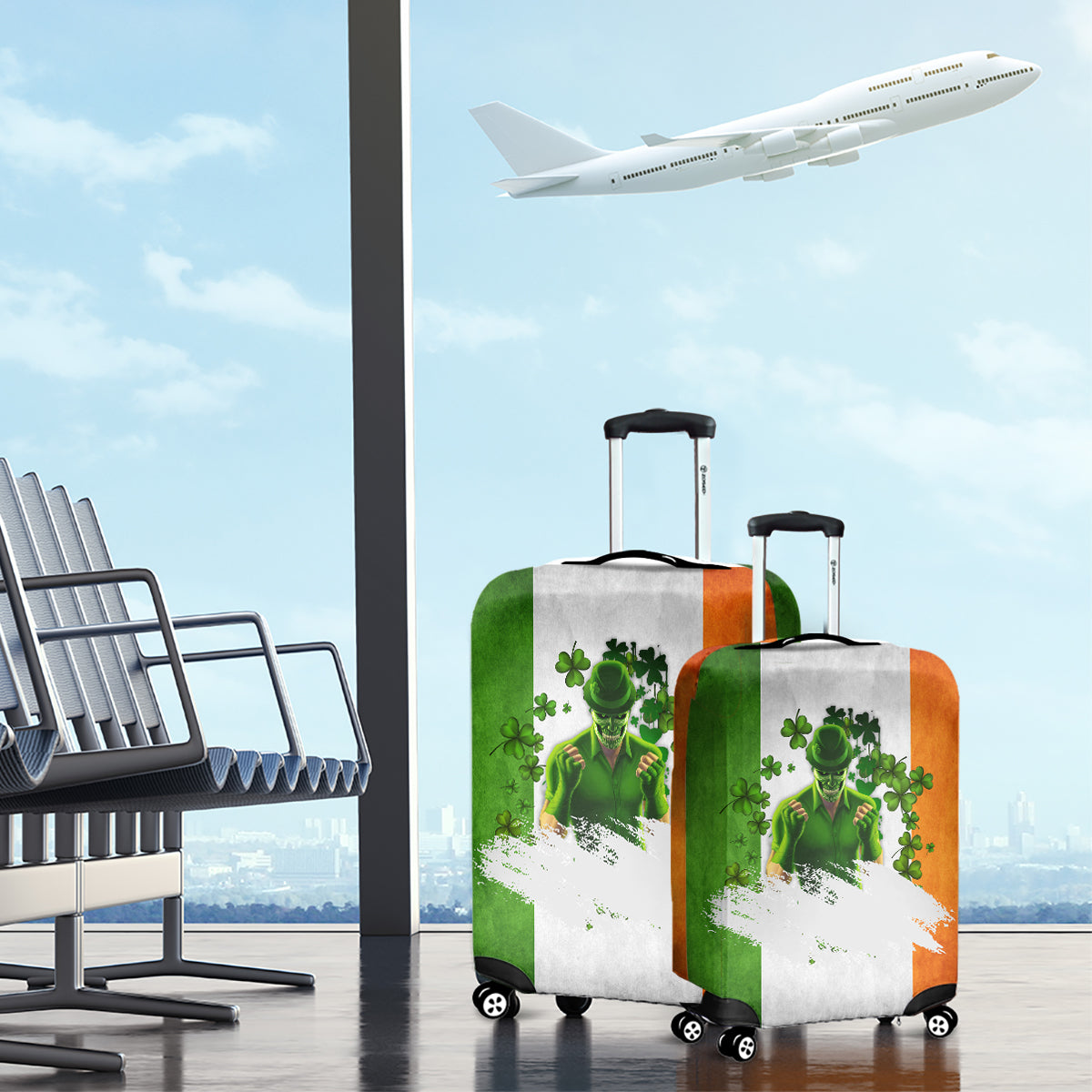 The Irish Man Luggage Cover - Wonder Print Shop
