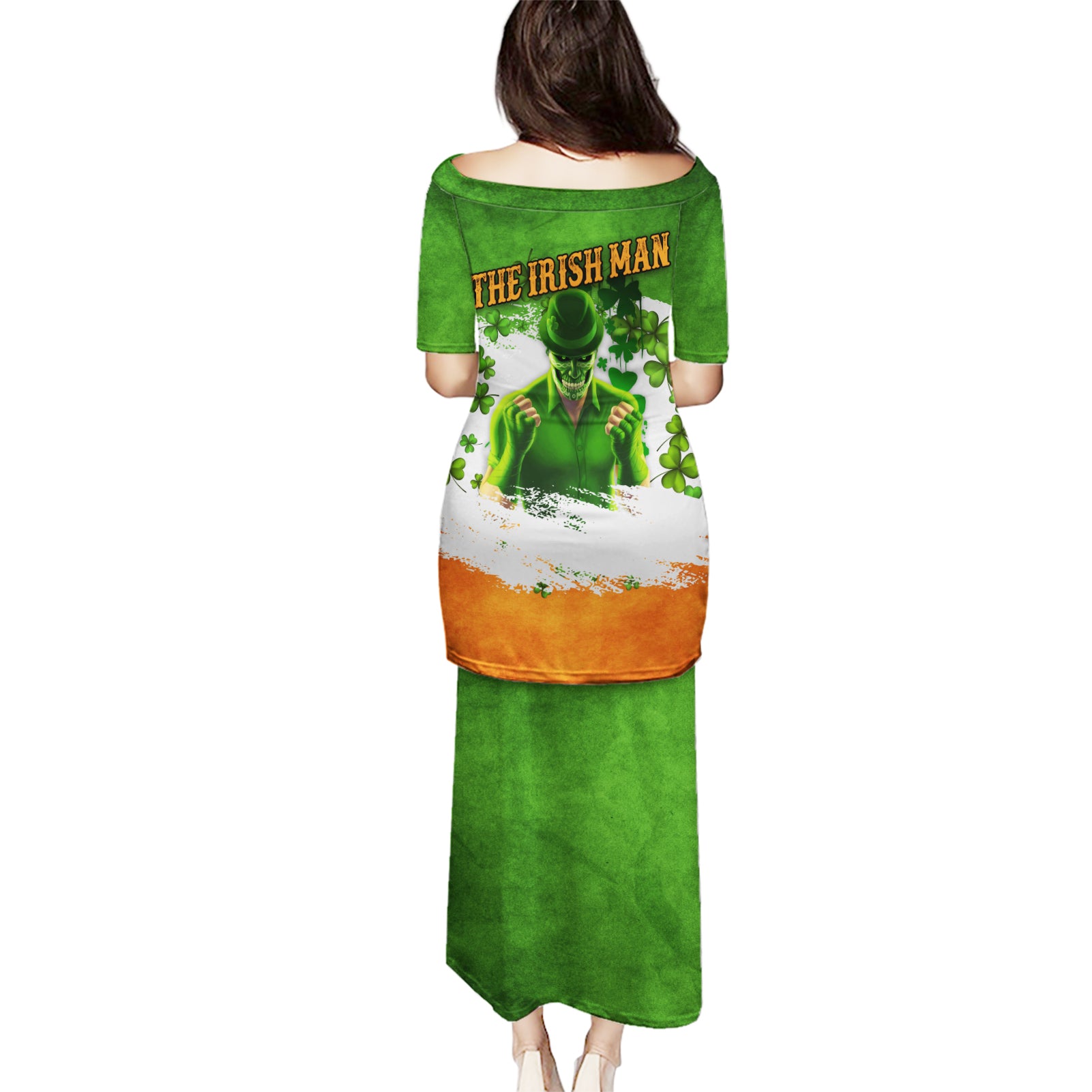 The Irish Man Puletasi - Wonder Print Shop