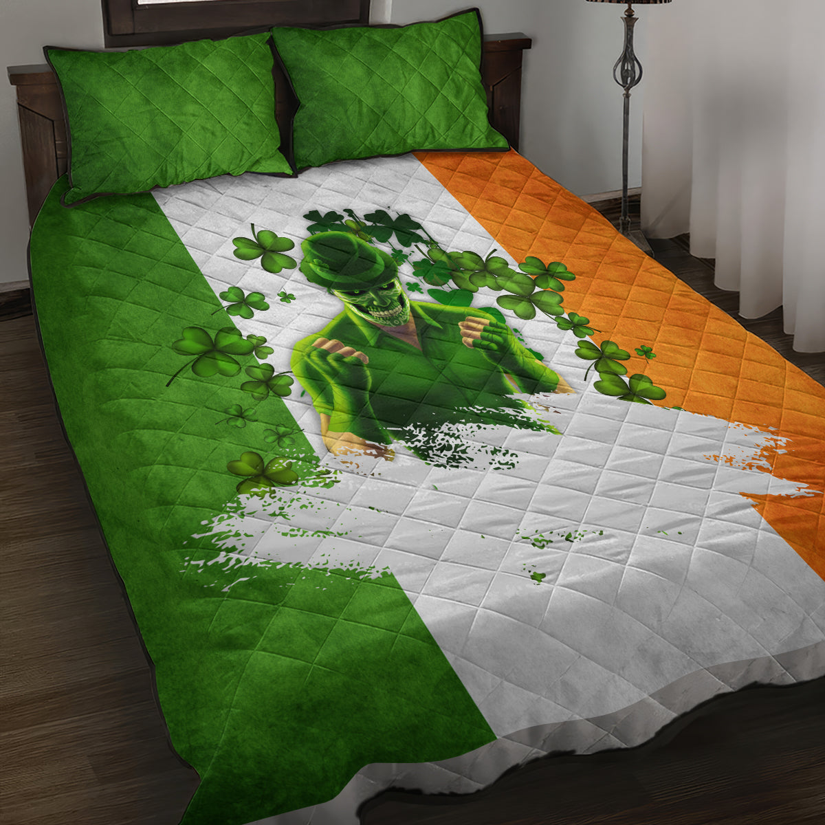 The Irish Man Quilt Bed Set - Wonder Print Shop