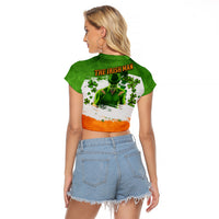 The Irish Man Raglan Cropped T Shirt - Wonder Print Shop
