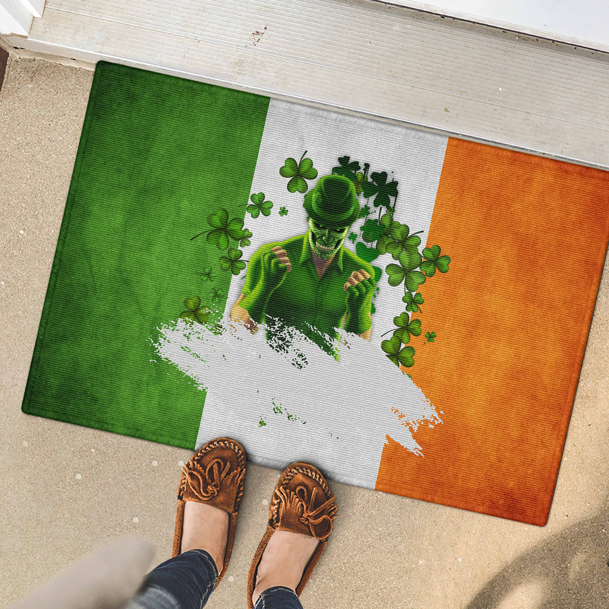The Irish Man Rubber Doormat - Wonder Print Shop