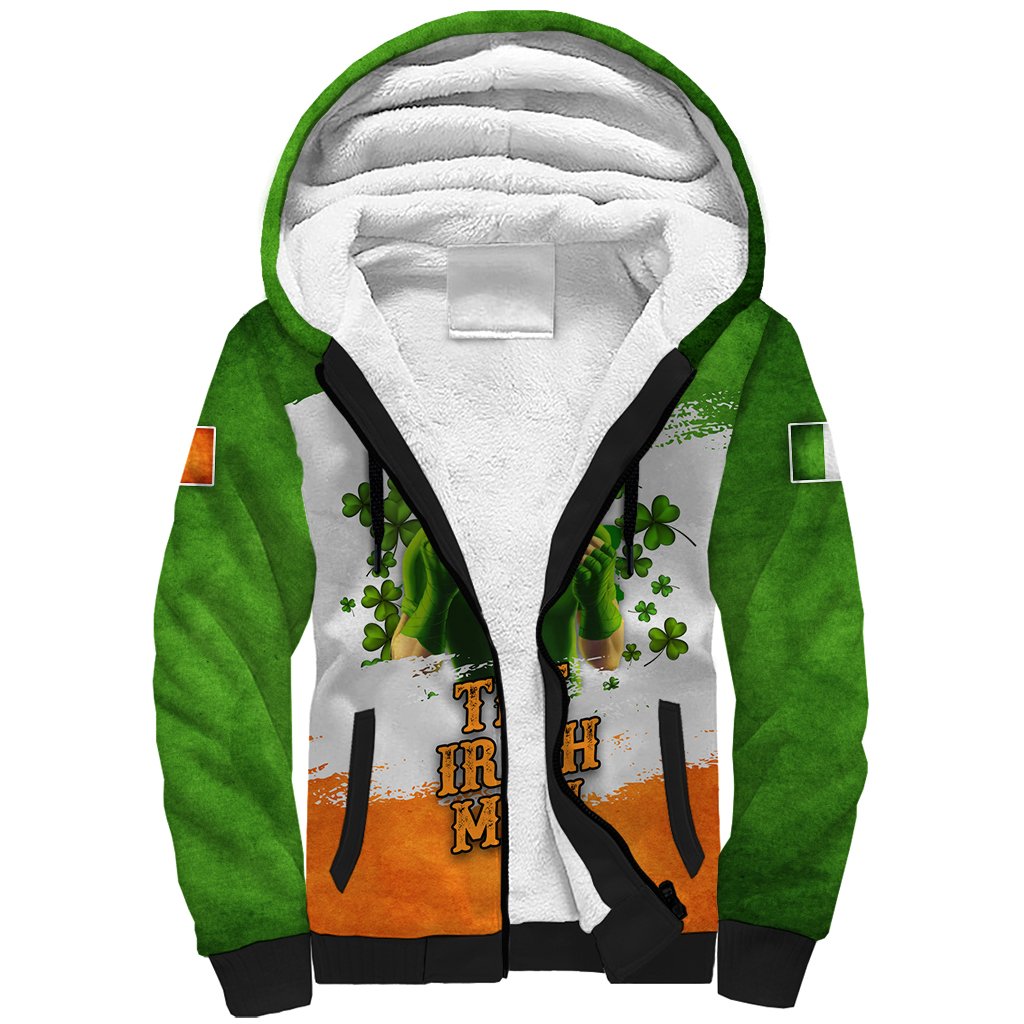 The Irish Man Sherpa Hoodie - Wonder Print Shop