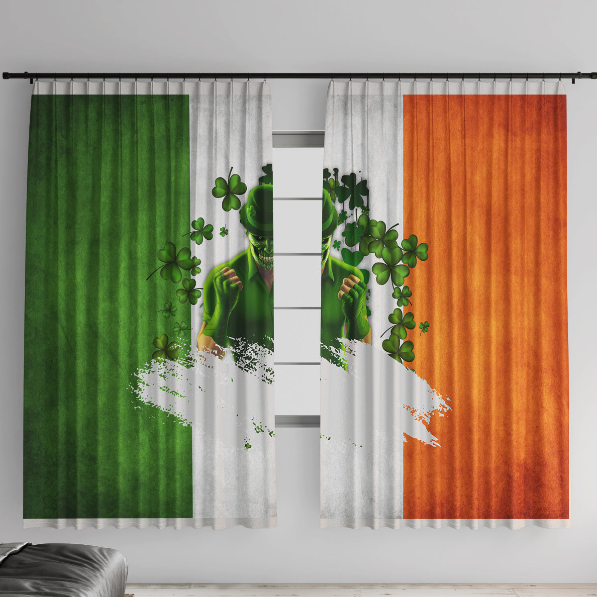 The Irish Man Window Curtain - Wonder Print Shop
