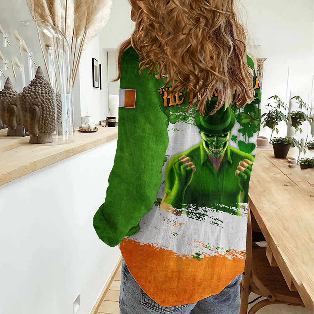 The Irish Man Women Casual Shirt - Wonder Print Shop