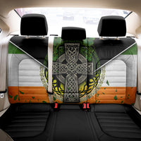 Irish Cross Mix With Shamrock Floral And Flag Back Car Seat Cover - Wonder Print Shop