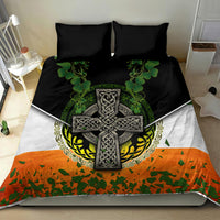 Irish Cross Mix With Shamrock Floral And Flag Bedding Set - Wonder Print Shop