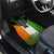 Irish Cross Mix With Shamrock Floral And Flag Car Mats - Wonder Print Shop