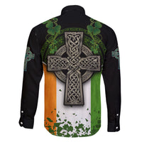 Irish Cross Mix With Shamrock Floral And Flag Family Matching Short Sleeve Bodycon Dress and Hawaiian Shirt - Wonder Print Shop