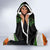 Irish Cross Mix With Shamrock Floral And Flag Hooded Blanket