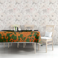 Irish Cross Mix With Shamrock Floral And Flag Tablecloth - Wonder Print Shop
