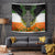 Irish Cross Mix With Shamrock Floral And Flag Tapestry - Wonder Print Shop