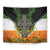 Irish Cross Mix With Shamrock Floral And Flag Tapestry - Wonder Print Shop