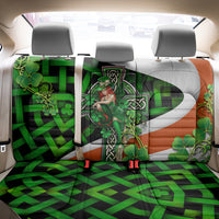 Patrick Day - Irish Cross - Lucky Girl Back Car Seat Cover - Wonder Print Shop