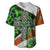 Patrick Day - Irish Cross - Lucky Girl Baseball Jersey - Wonder Print Shop