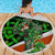 Patrick Day - Irish Cross - Lucky Girl Beach Blanket - Wonder Print Shop
