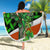 Patrick Day - Irish Cross - Lucky Girl Beach Blanket - Wonder Print Shop